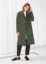 Wool & Mohair Blend Long Coat