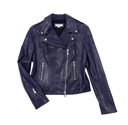 Purple Leather Jacket / F / S