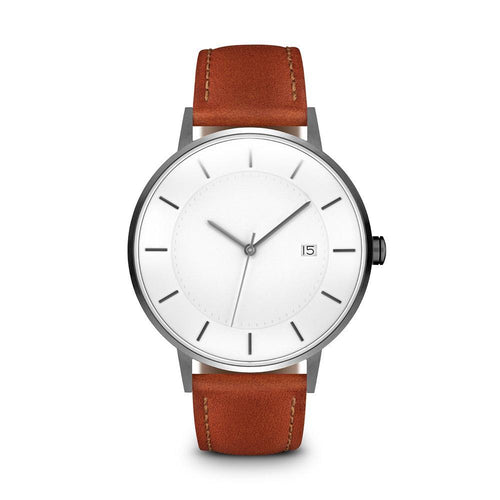 The Classic Watch, Colour: Gunmetal/Tan
