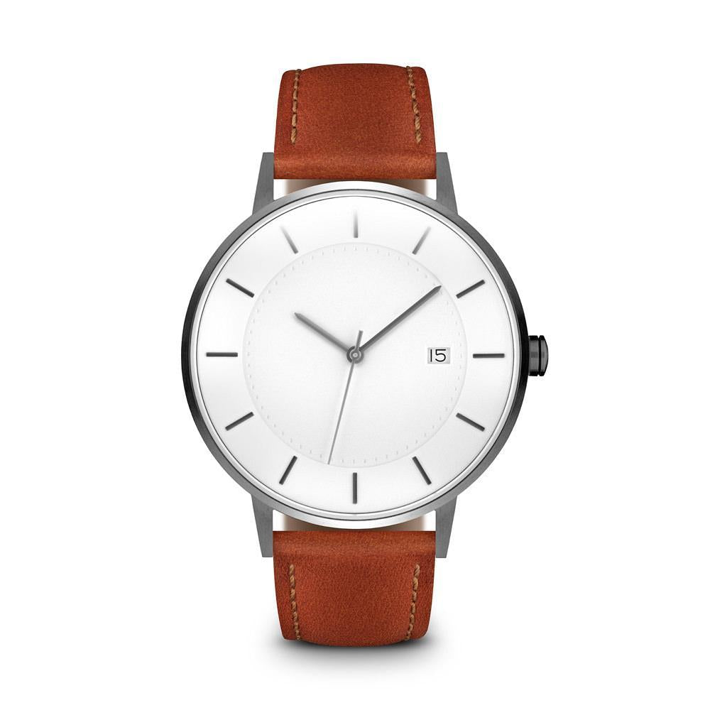 The Classic Watch, Colour: Gunmetal/Tan